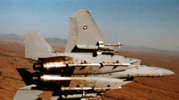 В США разбился истребитель ВВС F-15
