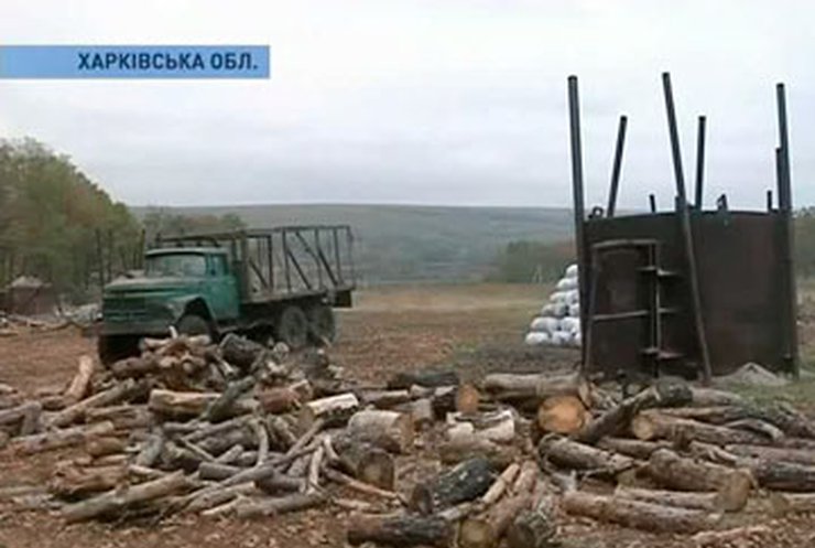 Харьковский фермера поймали на незаконном производстве угля