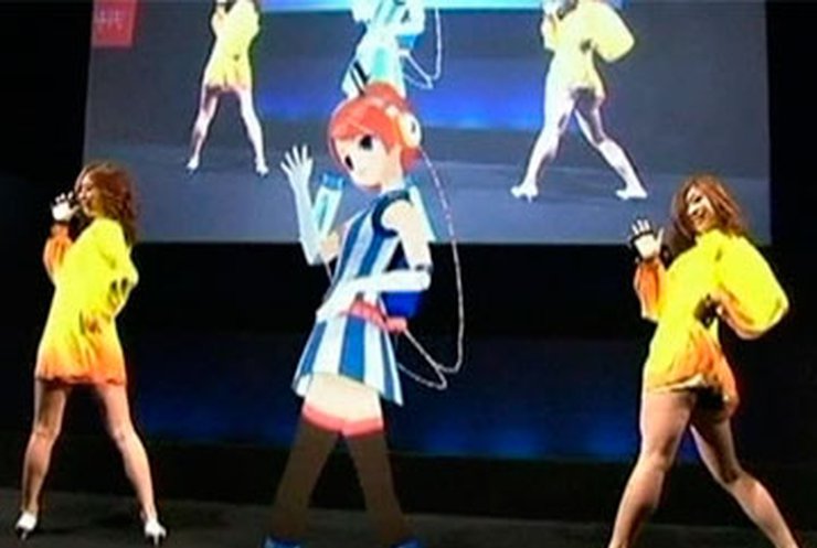 В Японии набирают популярность 3D-певицы