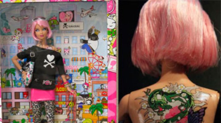 В США татуированная кукла Барби разгневала общество