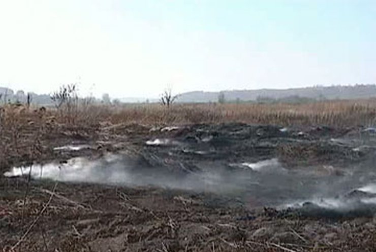 В Тернопольской области горят торфяники