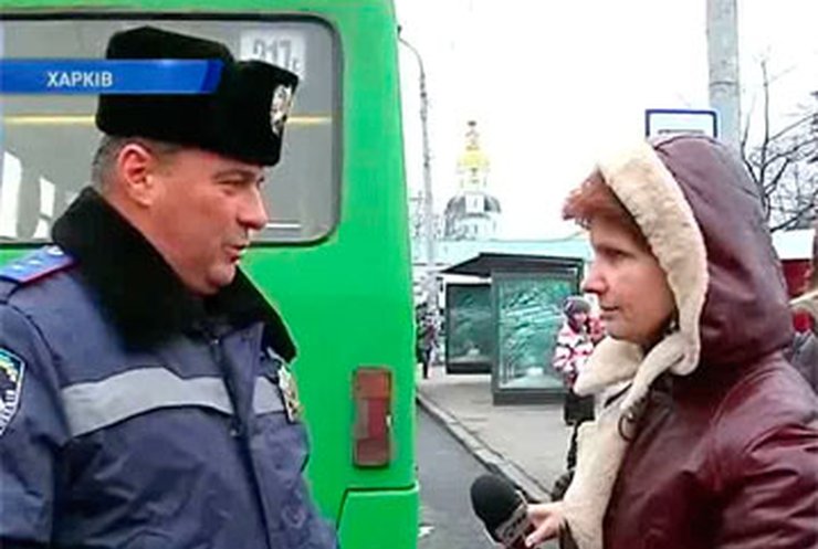 В Харькове ГАИ следит за пешеходами