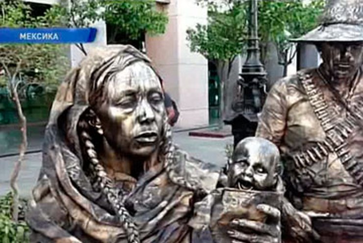 В Мексике стартовал фестиваль живых скульптур