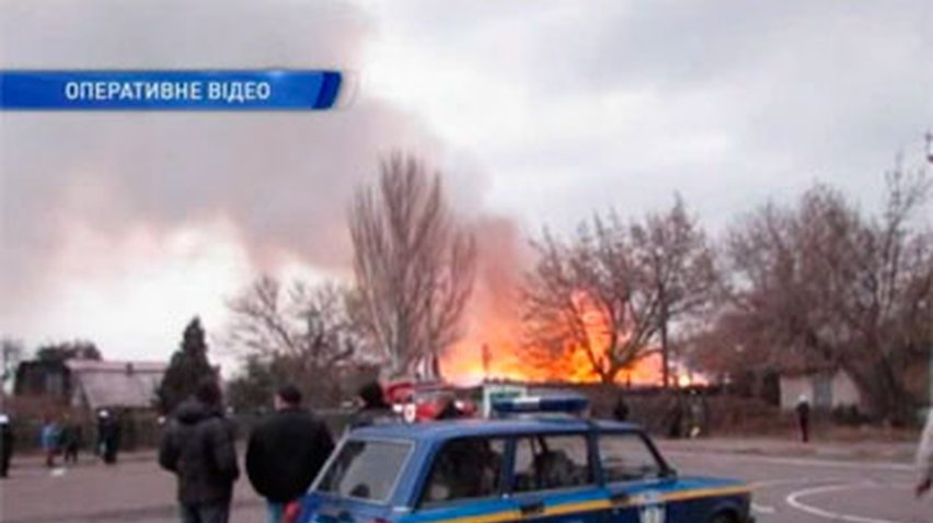 В Мариуполе сгорел жилой дом