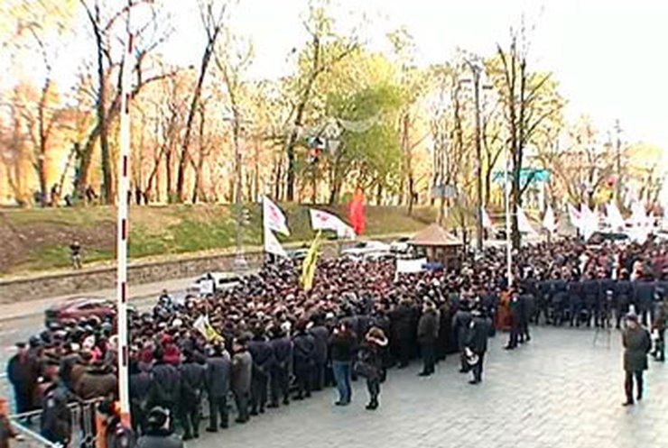 Митинги чернобыльцев прошли сразу в нескольких городах Украины