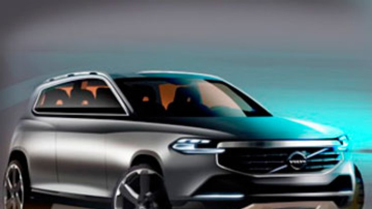 Volvo показала вероятный вариант дизайна нового XC90