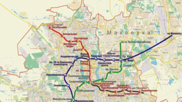 Чтобы построить метро в Донецке, Кабмин дал 10 миллионов гривен