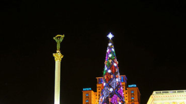 В этом году на Майдане впервые установят искусственную елку