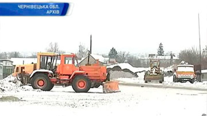 На Буковине не хваетет соли для посыпания дорог зимой