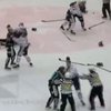 В Финляндии хоккеисты устроили "ледовое побоище"