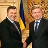 Янукович встретился с верховным комиссаром ЕС