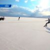 Американские сноубордисты прокатились по соляной пустыне