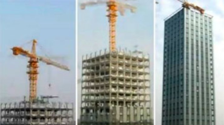 Китайские строители возвели  30-этажный дом за 360 часов
