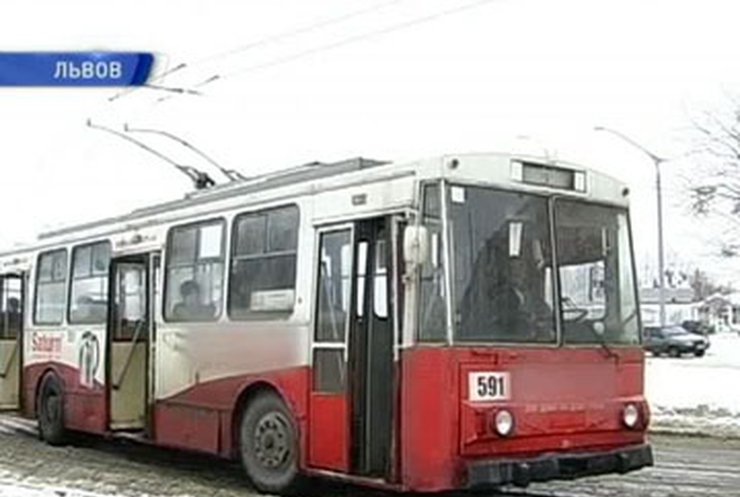 Во Львове угнали троллейбус