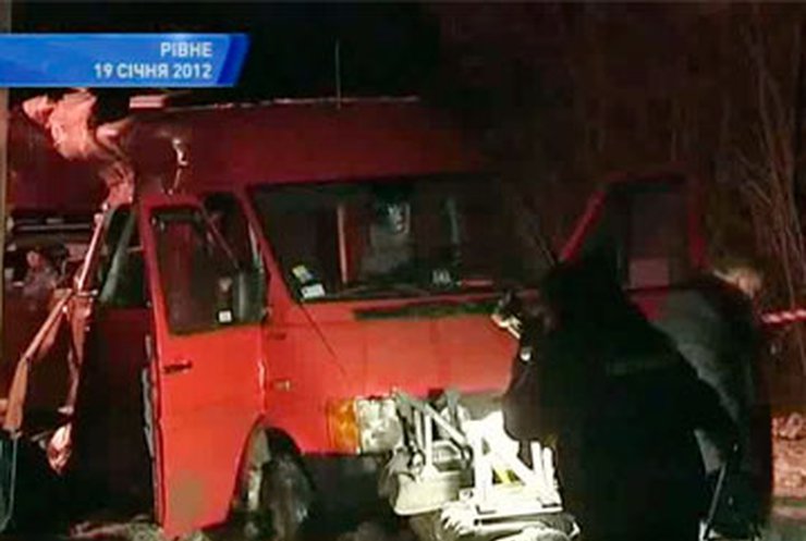 Ровенская милиция  арестовала водителя маршрутки, в которой погибло 9 человек