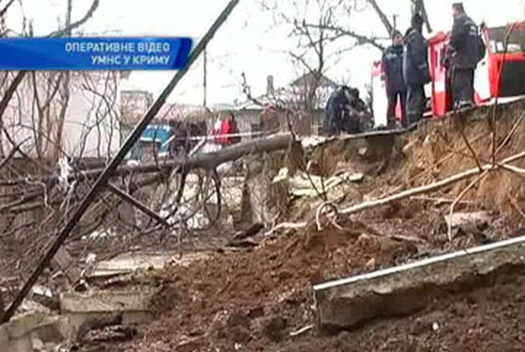 В Севастополе из-за большого количества осадков произошло два обвала