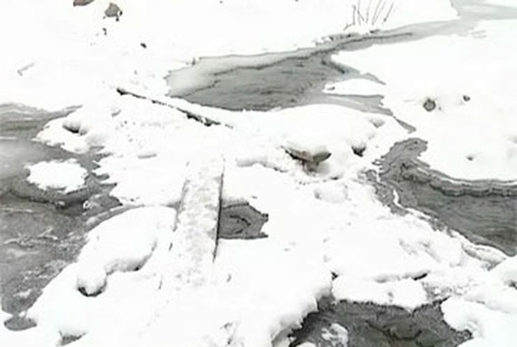 На Буковине канализационные стоки загрязнили горную реку