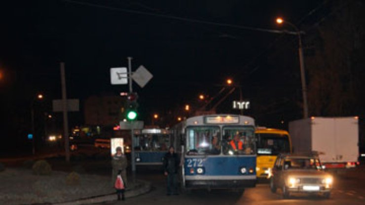 Из-за морозов в Полтаве и Кременчуге не ходили троллейбусы