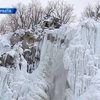 В Хорватии национальный парк превратился в ледяную сказку