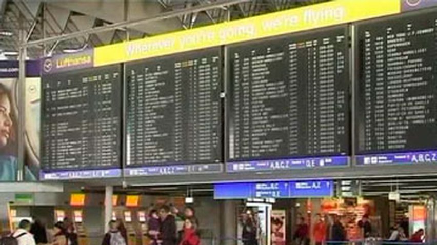 В аэропорту Франкфурта продолжается забастовка наземных служб