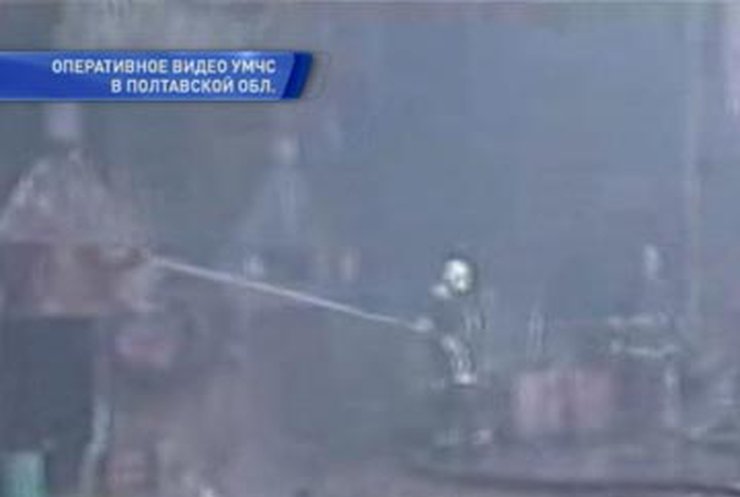 На Крюковском вагоностроительном заводе в Кременчуге случился сильный пожар