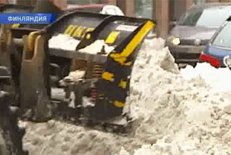 Финские коммунальщики показали, как нужно бороться со снегом