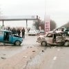 На трассе Симферополь-Феодосия столкнулись два автомобиля