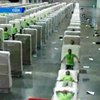 Американцы сложили гигантское домино из матрасов
