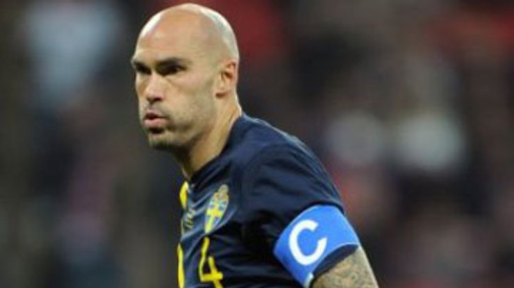 Защитник сборной Швеции не сыграет с Украиной на Евро-2012