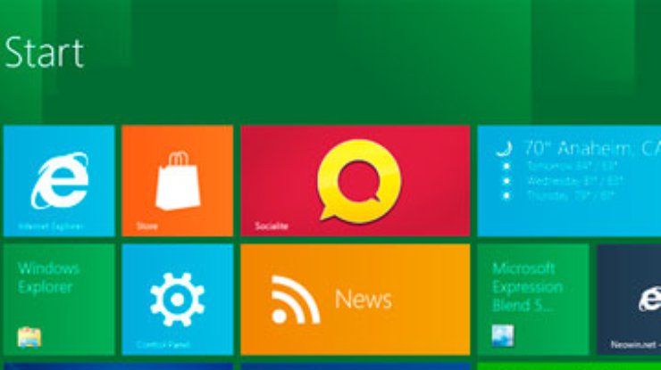 Microsoft выпустила бета-версию Windows 8
