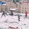 Иерусалим занесло снегом‎