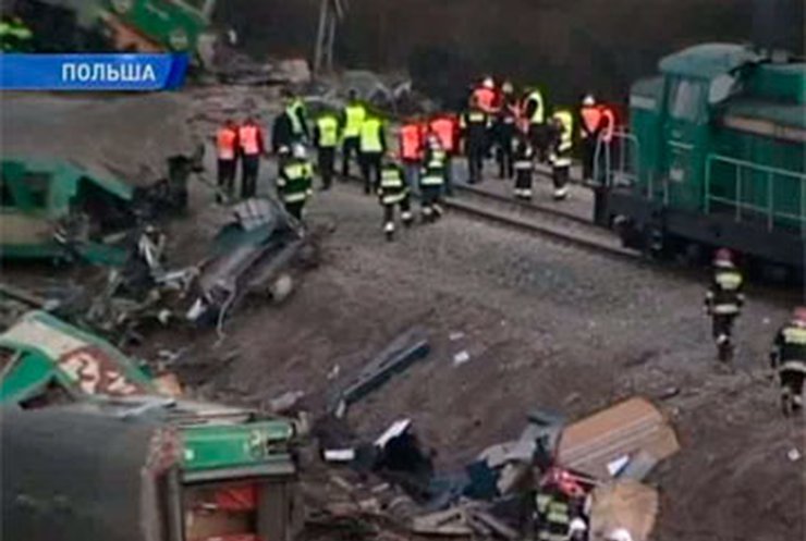 В Польше два скоростных поезда столкнулись лоб в лоб