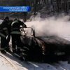 В Черкасской области автомобилист сгорел в своей машине