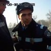 В Запорожье активисты "Дорожного контроля" и гаишники устроили потасовку (видео)