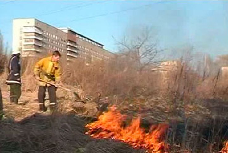 В Закарпатье с приходом весны участились пожары