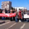 В Черкассах люди с больными почками заблокировали центр города