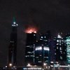 В Москве горит башня строящегося бизнес-центра