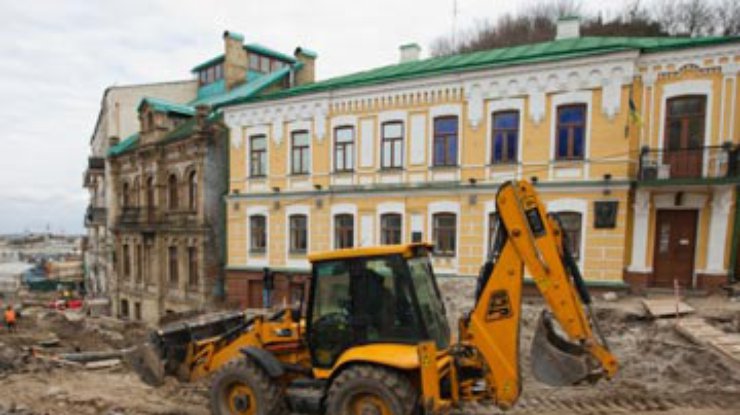 Застройщики Андреевского спуска передумали возводить торгово-офисный центр