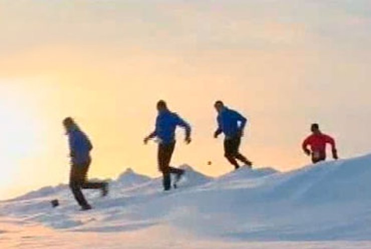 На Северном полюсе прошел традиционный Полярный марафон