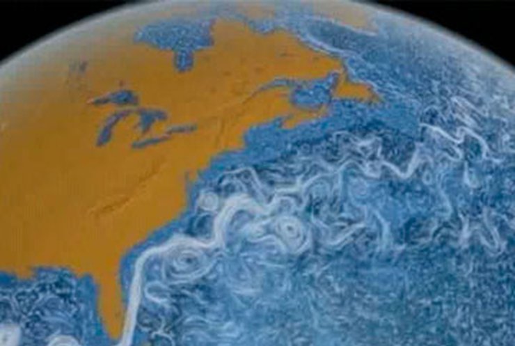 В НАСА создали карту океанических течений