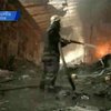 В Харькове горели торговые места рынка "Барабашово"