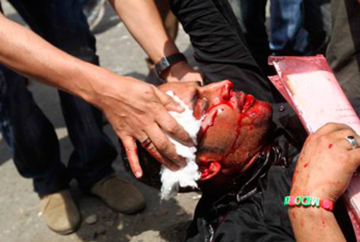 В Каире в беспорядках погиб военный