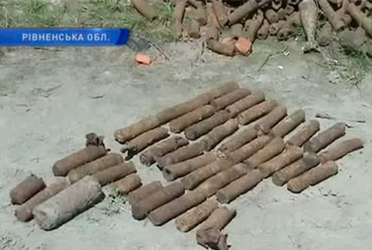 Житель Ровенской области с металлоломом купил снаряды времен Второй мировой