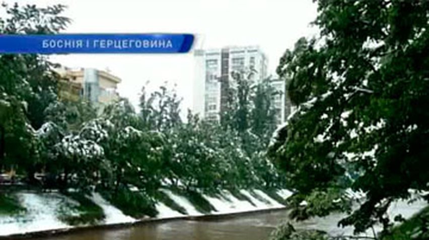 Босния и Черногория страдают от метелей