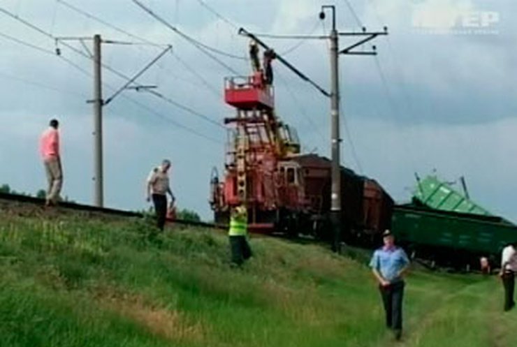 В Крыму сошли с рельс 19 грузовых вагонов
