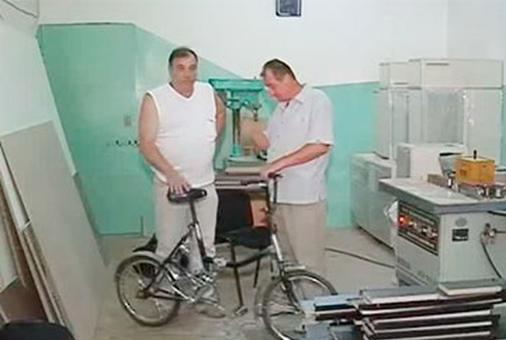 Одесский инженер изобрел необычный велосипед