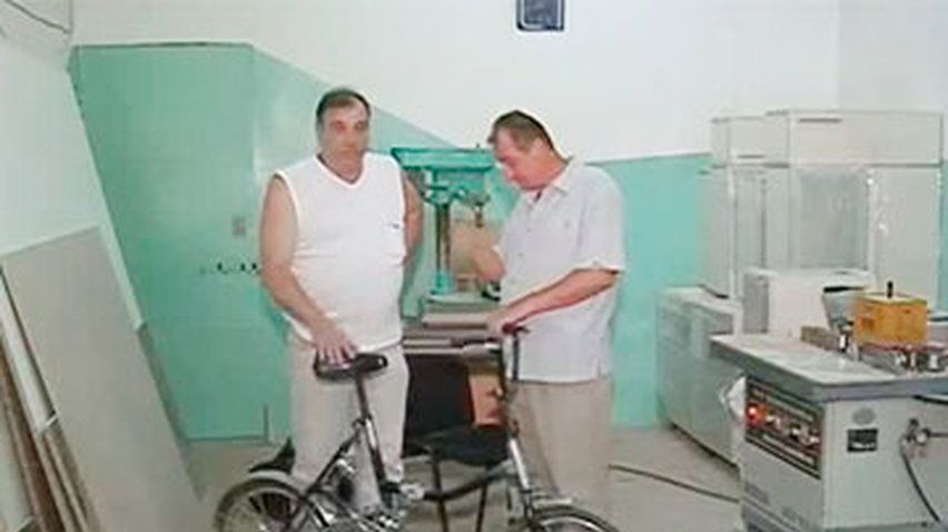 Одесский инженер изобрел необычный велосипед
