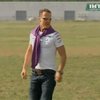 Шумахер принял участие в тренировке немецких футболистов