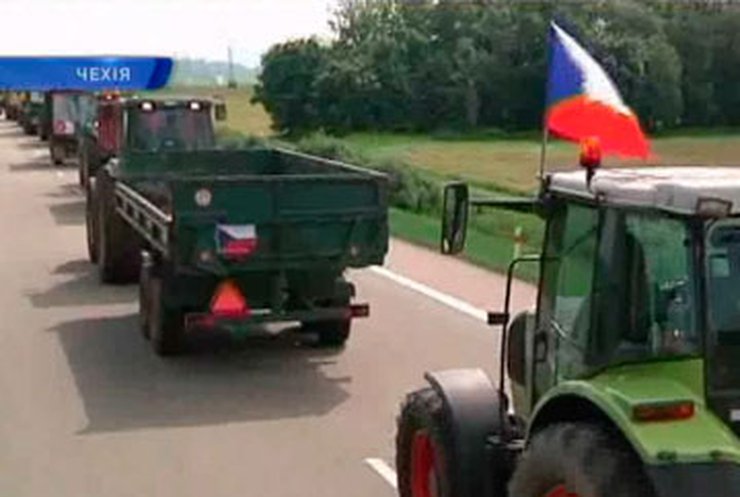В Чехии начались массовые протесты фермеров