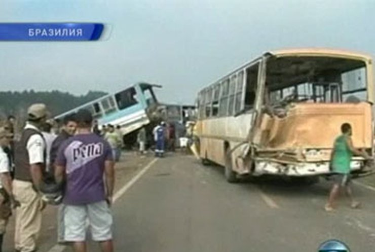 Туман стал причиной масштабного ДТП в Бразилии